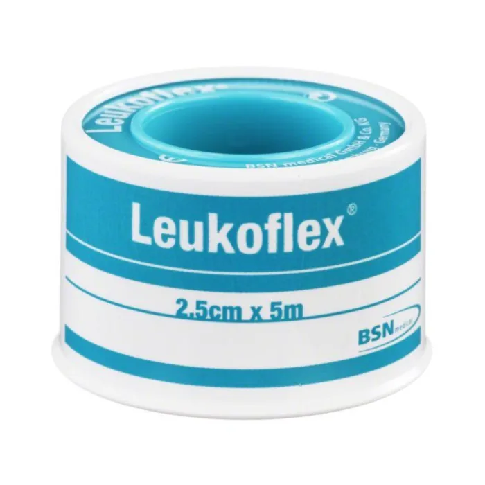 Leukoflex hechtpleister 2,5cm x 5m