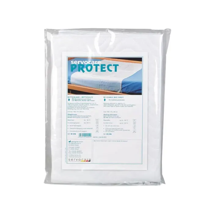 Onderlegger wasbaar met instopstrook 75x90/160cm