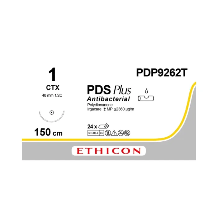 PDS II hechtdraad plus 1xCTX PDP9262T 150cm 24 stuks