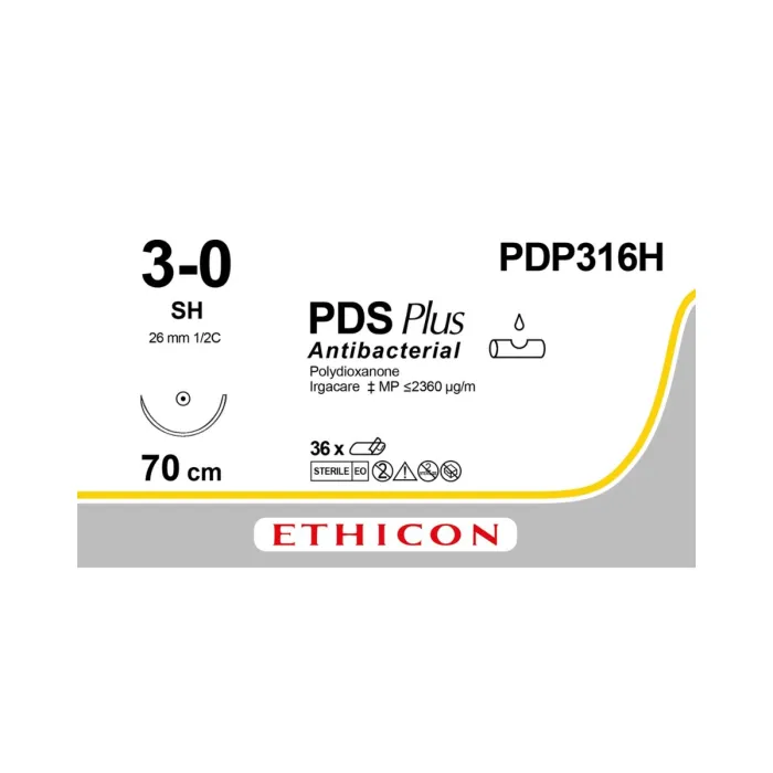 PDS II hechtdraad Plus 3-0 70cm SH PDP316H 36 stuks