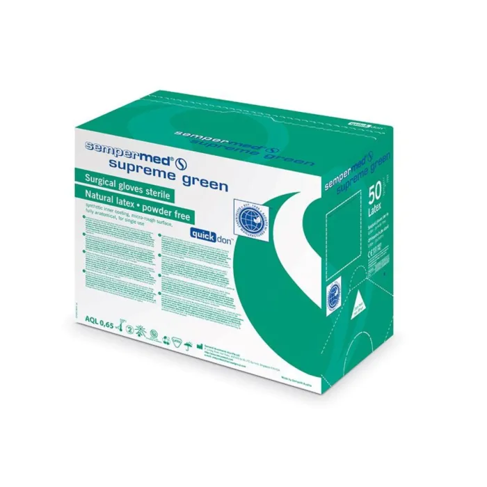 Sempermed Supreme Green O.K. handschoenen steriel 50 paar