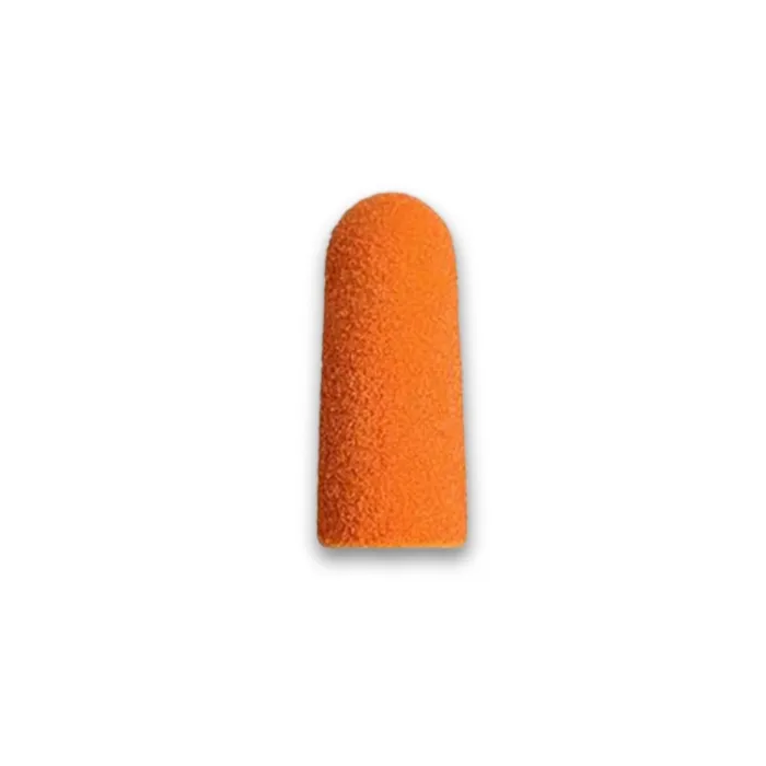Schleifkappe orange konisch 8mm fein 10 Stück