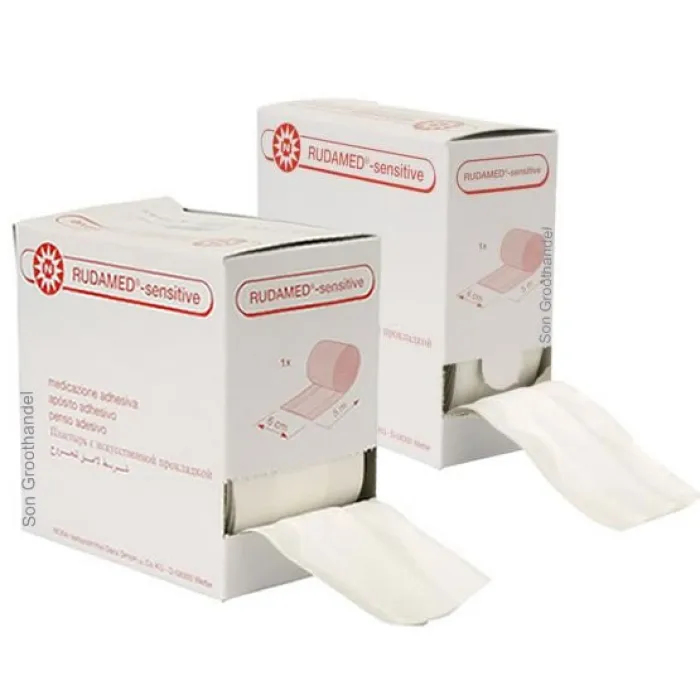 Rudamed Sensitive Wundpflaster 5 Meter x 8 cm